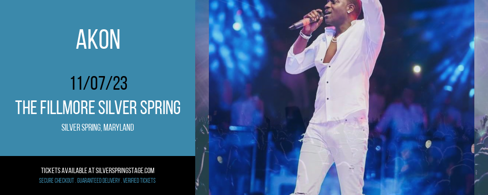 Akon at The Fillmore Silver Spring