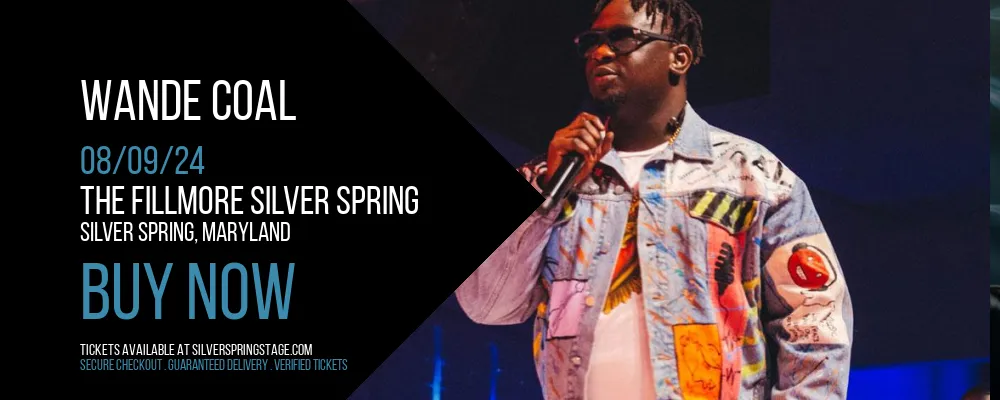 Wande Coal at The Fillmore Silver Spring